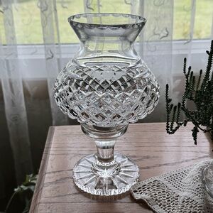 Galway Claddagh Ring Etched Hands crystal candle globe